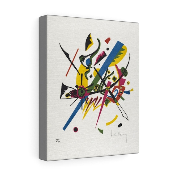 Small Worlds #1, 8"x10" Canvas Print, Wassily Kandinsky, Circa 1922, Abstract