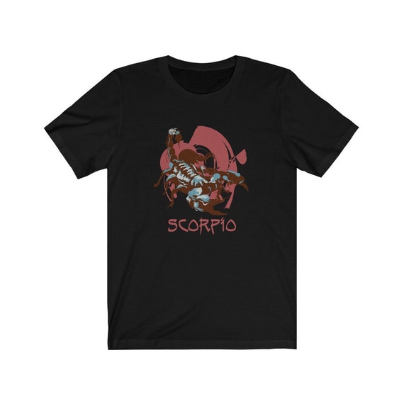 Retro Scorpio Bella+Canvas Black T-shirt, Zodiac Sign, Astrology Gift