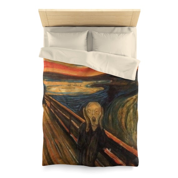 The Scream, Duvet Cover, Vintage, Antique Painting, Edvard Munch