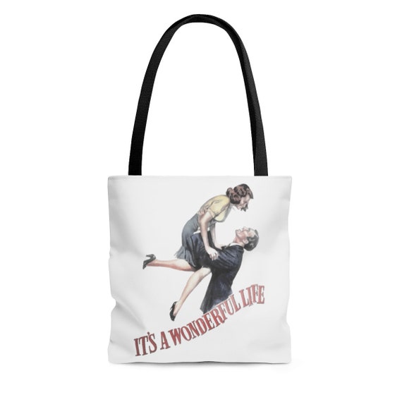 It's A Wonderful Life, Square Tote Bag, Vintage 1946 Movie Poster