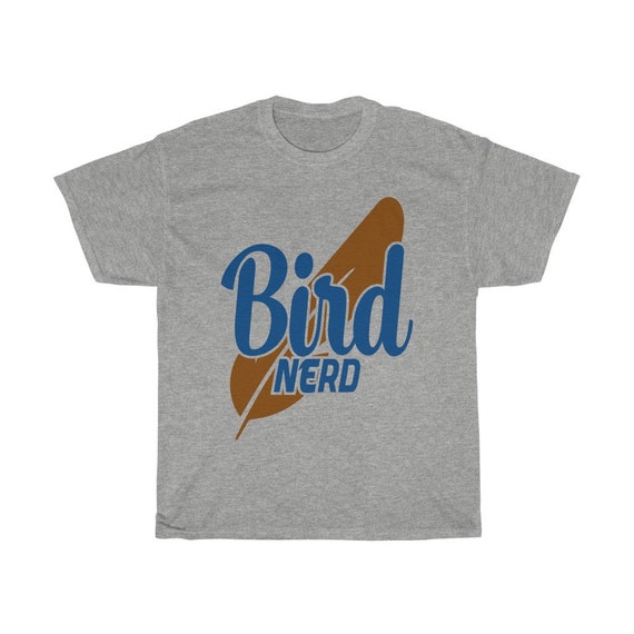 Bird Nerd 100% Cotton T-shirt, Birder, Bird Lover, Bird Watcher, Ornithophile