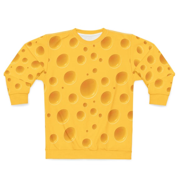 Cheese Sweatshirt For Your Green Bay Packers Super Bowl Party! For a Cheesehead!, AOP