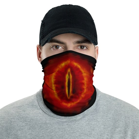 Eye Of Sauron,Neck Gaiter, Lord Of The Rings Inspired, Headband, Bandana