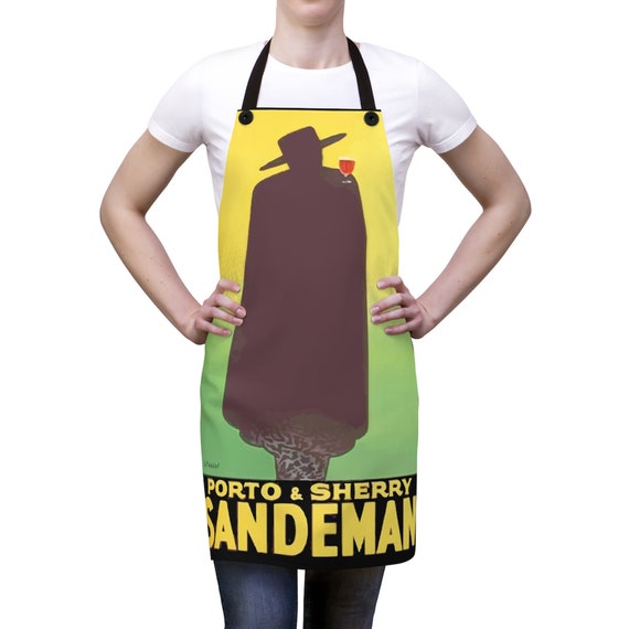 Sandeman, Cookout Apron, Vintage Port Advertisement