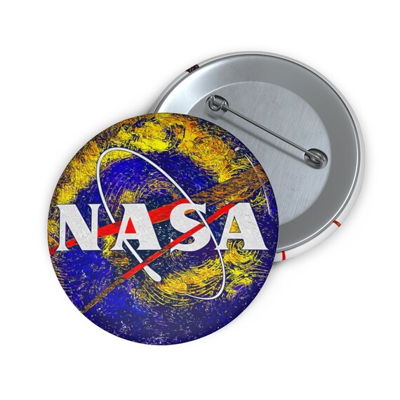 NASA Starry Night 2" Pin Button