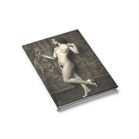 Drucilla Straine, Ziegfeld Girl - Ruled Line Journal With An Image From An Antique Vintage Photo, Circa 1920., Notebook