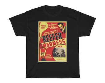 Reefer Madness Movie Vintage Retro Tshirt Reefer Madness Movie Vintage Retro Tshirt