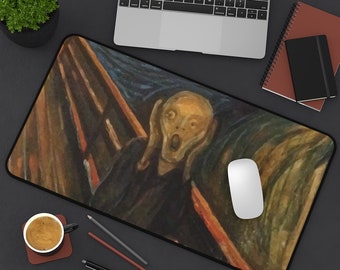 The Scream Desk Mat, Pirate Flag, Edvard Munch