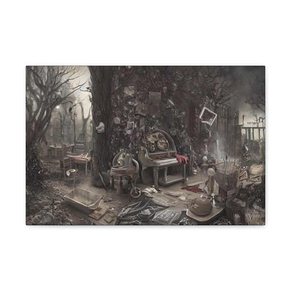 Aftermath, Canvas Print, Cataclysm, Armageddon, Apocalypse, End Of The World, Natural Disaster