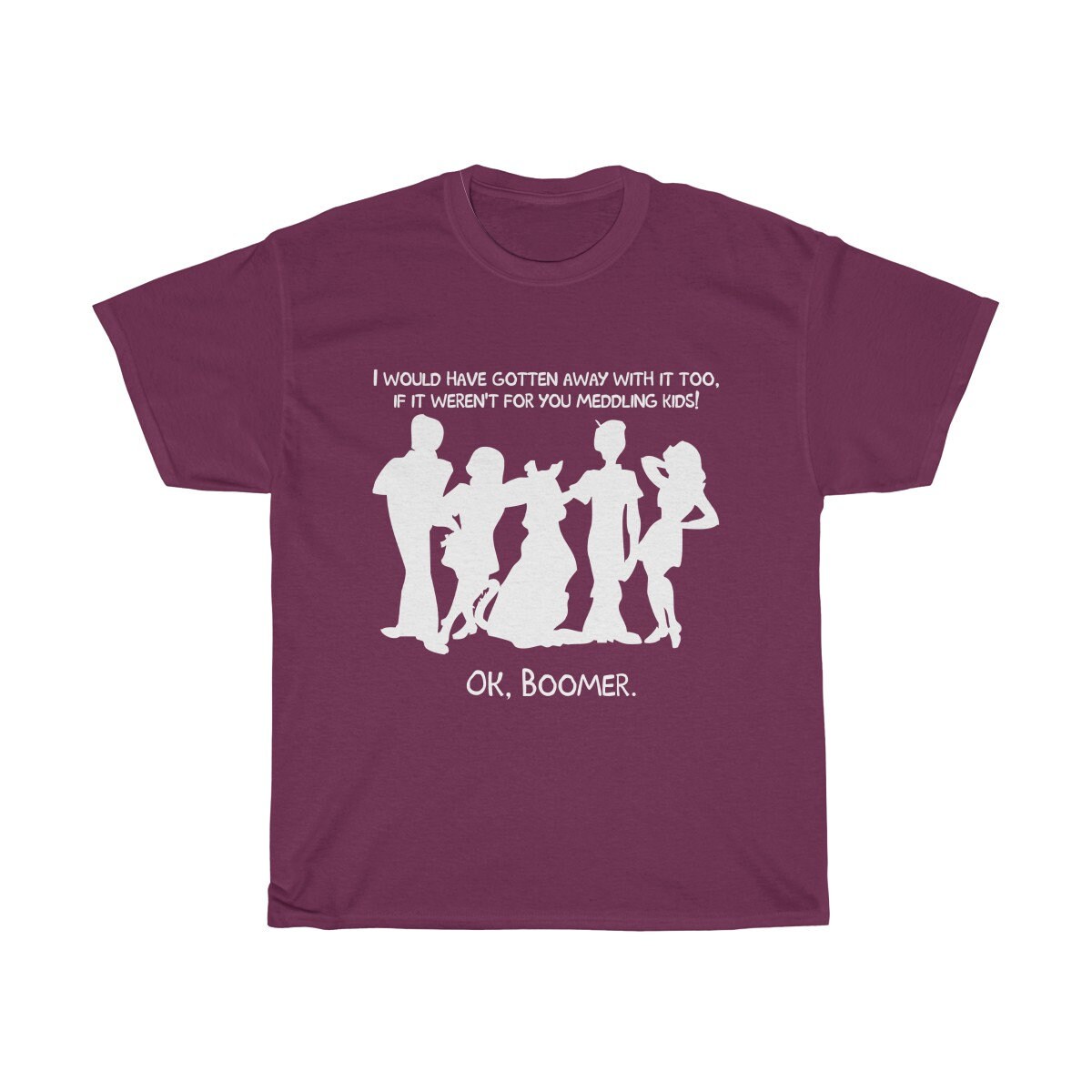 OK Boomer, Dark Colors, Unisex T-shirt, Inspired By Scooby Doo