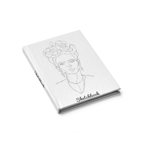 Frida Kahlo, Hardcover Sketchbook, Blank Pages, Opens Flat, Notebook