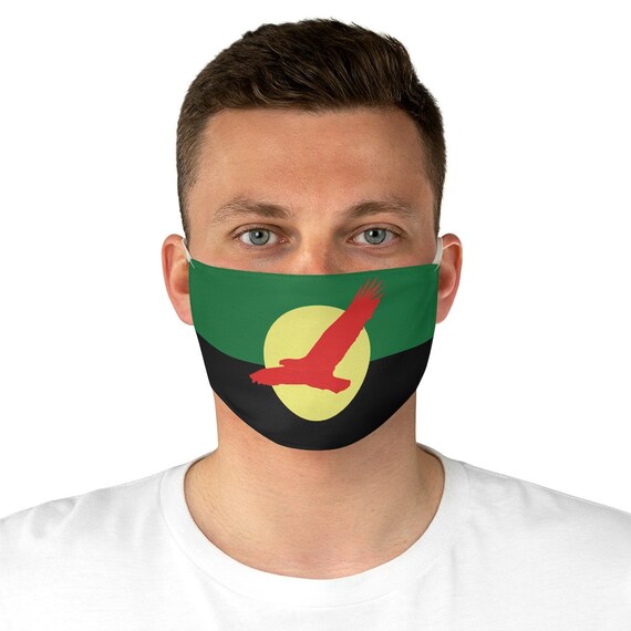 House Atreides v1, Cloth Face Mask, Washable, Reusable, Inspired From Dune, Peace Banner, Cosplay, Red Hawk, Caladan, Flag