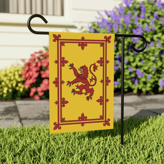 Bandiera da Giardino con Libellula In Vetro Stile Fiori Bandiera da