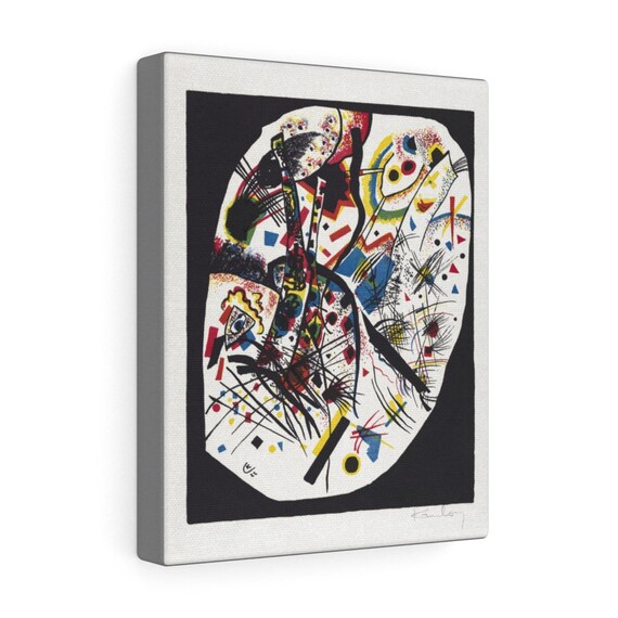 Small Worlds #3, 8"x10" Canvas Print, Wassily Kandinsky, Circa 1922, Abstract