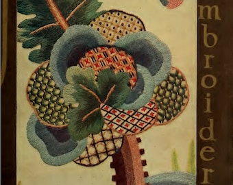 Nearly Free Vintage Embroidery Books (Vol 3), Digital Download, PDF Files, 7 Books for 99 cents. That's less than 15 cents each!