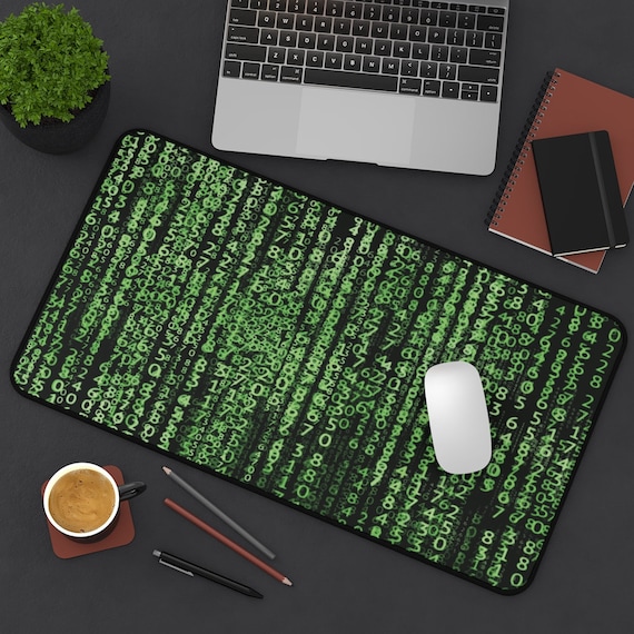 The Matrix Code Desk Mat, Inspired By The Matrix Movies