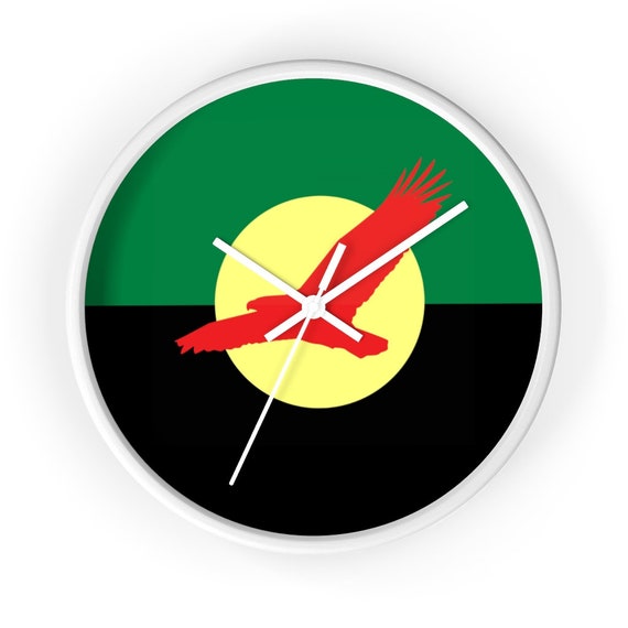 House Atreides v1, 10" Wall Clock, Inspired From Dune, Cosplay, Red Hawk, Caladan, Banner