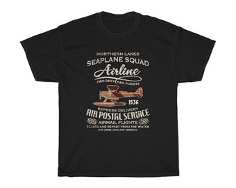 Koszulka linii lotniczych Vintage Seaplane Squad
