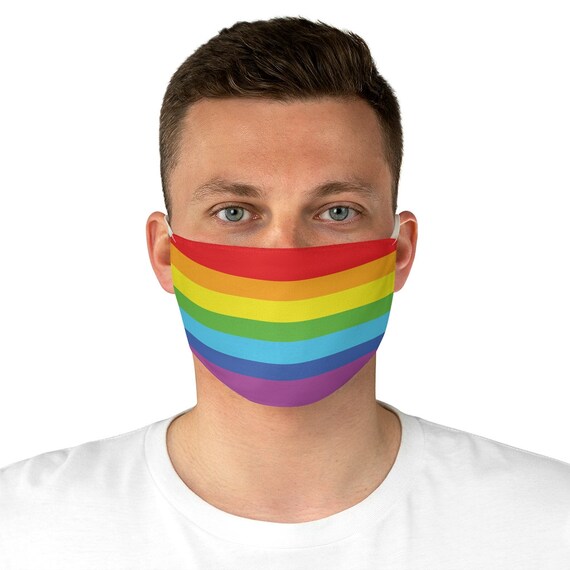 Rainbow, Cloth Face Mask, Washable, Reusable, Activism, Pride Month