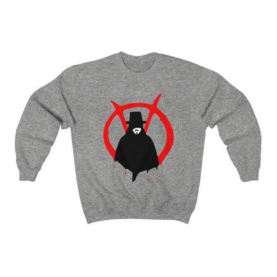 V For Vendetta Sweatshirt, Sizes Up To 5XL, Inspired By The Movie, Activism