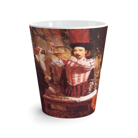 The Alchemist, 12oz Latte Mug, Halloween, Vintage Painting, William Fettes Douglas, 1853, Coffee, Tea