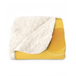 Cheese Sherpa Fleece Blanket, 50x60, For Your Green Bay Packers Super Bowl Party For a Cheesehead image 2