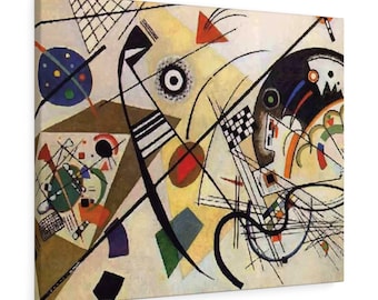 横線、30インチ×24インチ キャンバスプリント、ワシリー