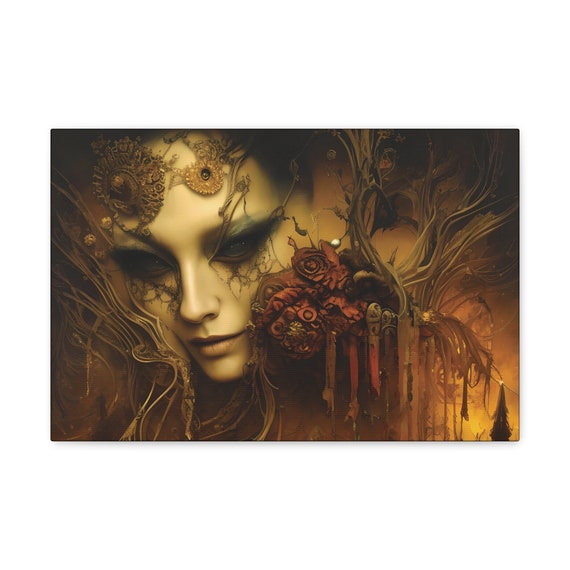 Mab: Queen Of Dreams, Canvas Print, Dreamworld, Dreams, Faerie Queen, Fairy, Ethereal, Dreamlike