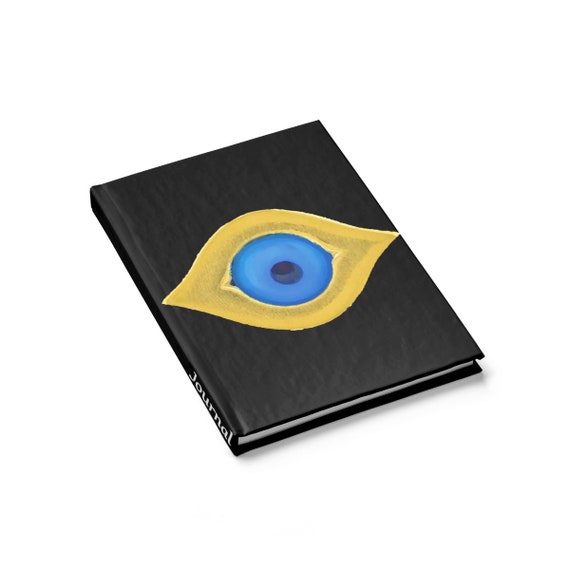 Evil Eye, Hardcover Journal, Ruled Line, Vintage Image, Notebook