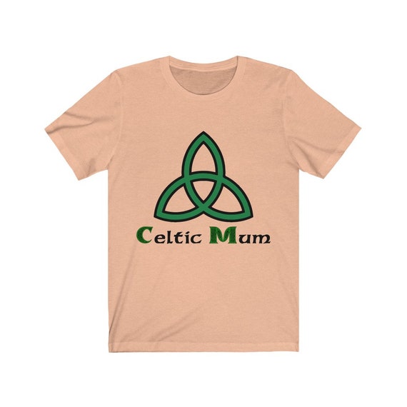 Celtic Mum Bella+Canvas Soft T-shirt, Celtic Trinity Knot, Mother's Day Gift, St. Patricks Day