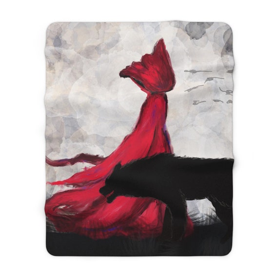 Red Riding Hood And Companion Sherpa Fleece Blanket