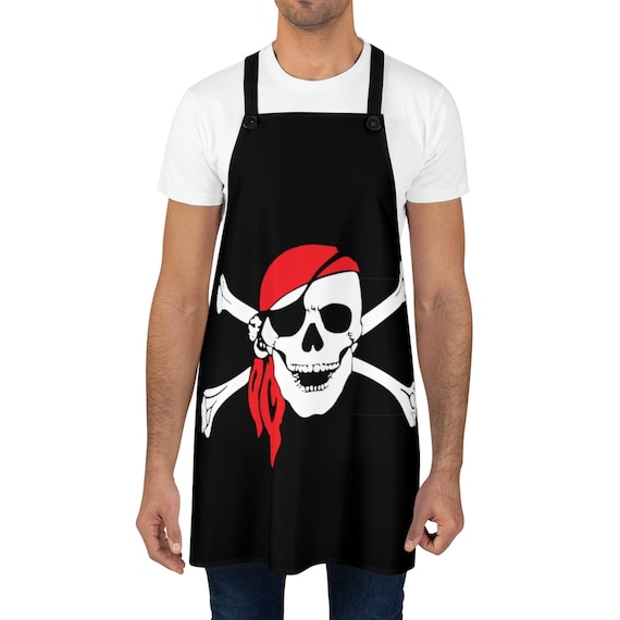 Skull & Crossbones, Cookout Apron, Pirate Flag, Jolly Roger