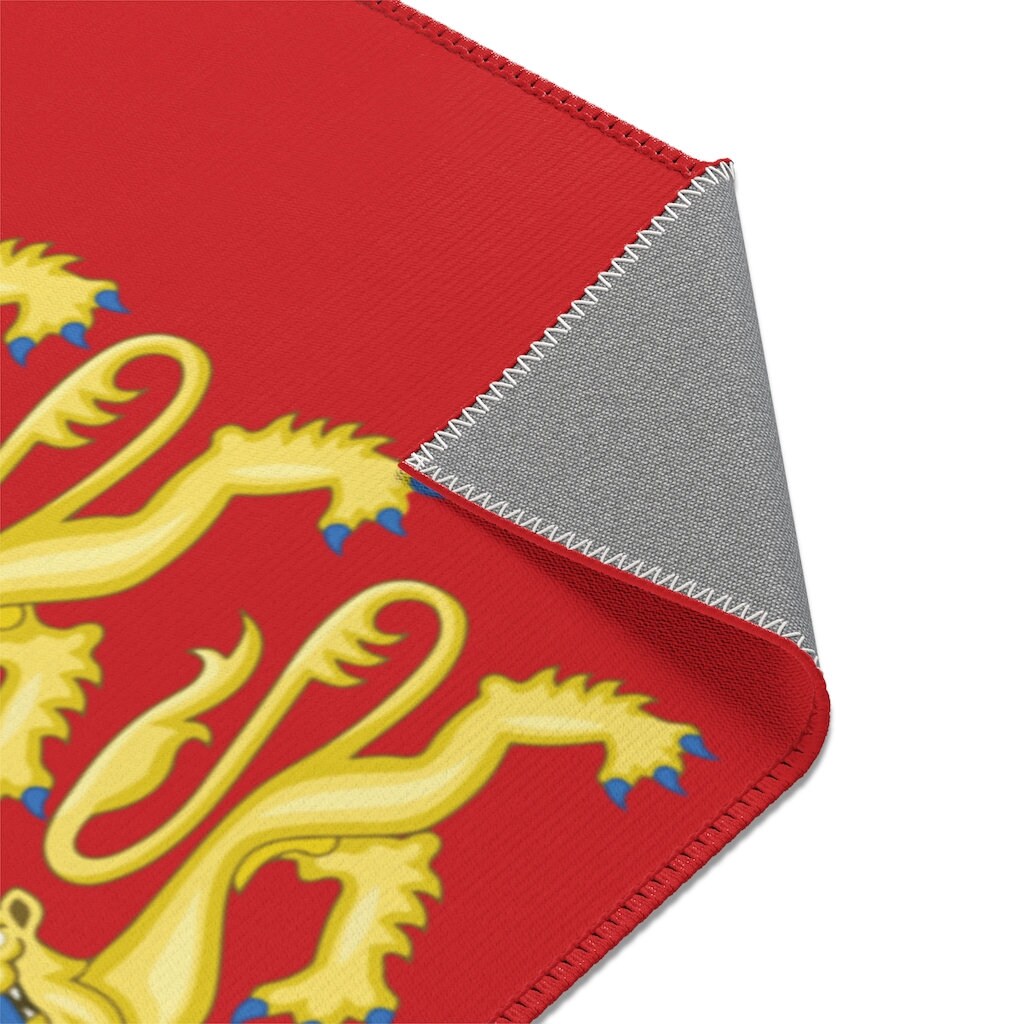 Lions, 2'x3' Door Mat & 4'x6' Area Rug Sizes, Royal Arms of