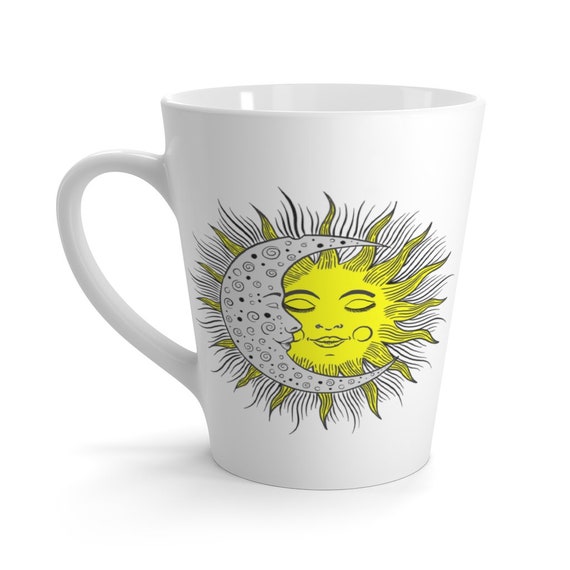 Sun And Moon Latte Mug, Coffee, Tea