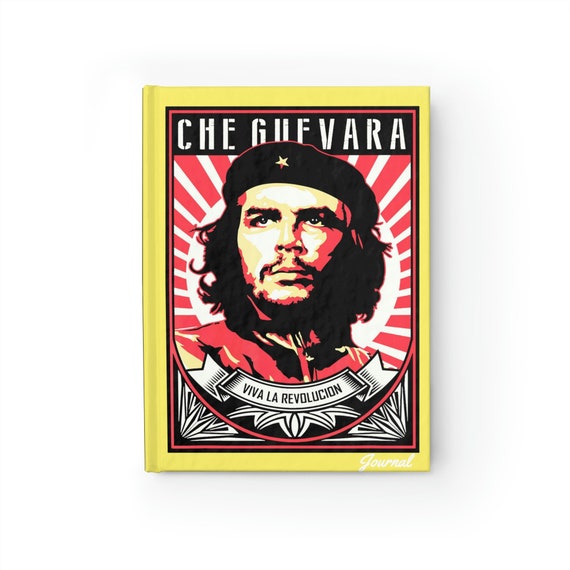 Che Guevara Viva La Revolucion, Hardcover Journal, Ruled Line, Activism, Retro/Vintage Style, Revolution, Leftist, Marxist, Socialist