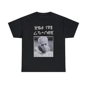 To Serve Man, T-shirt nera in cotone 100%, S-5XL, Twilight Zone originale