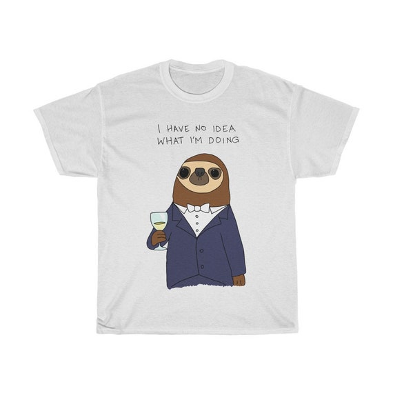 Confused Sloth Unisex T-shirt, Funny Shirt For Those Who Feel Out Of Place