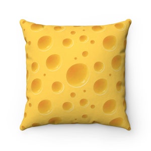 Cheese Square Pillowcase For Your Green Bay Packers Super Bowl Party! For a Cheesehead!