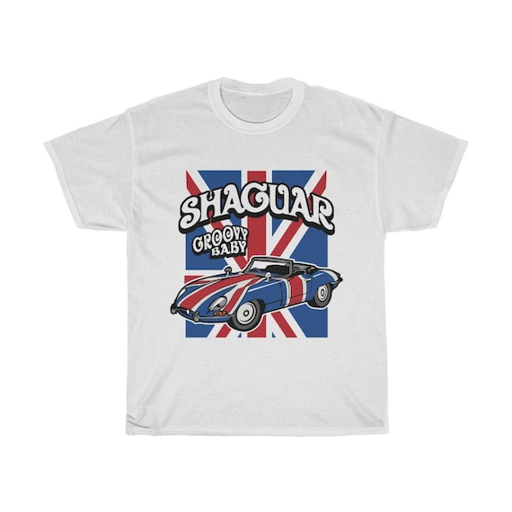 Groovy Shaguar, Unisex Heavy Cotton T-shirt, Inspired From Austin Powers