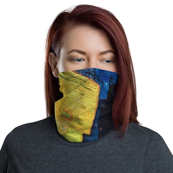 Cafe Terrace At Night, Neck Gaiter, Vincent Van Gogh, Headband, Bandana