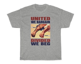 Union Workers T-Shirt: Labor Day Heavy Cotton Tee