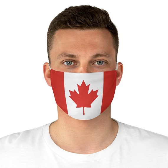 Canadian Maple Leaf, Cloth Face Mask, Washable, Reusable, Flag Of Canada