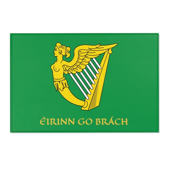 Eirinn Go Brach, 36"x24" Door Mat, St. Patrick's Day, Ireland, Irish Pride, Wall Decor, Room Decor