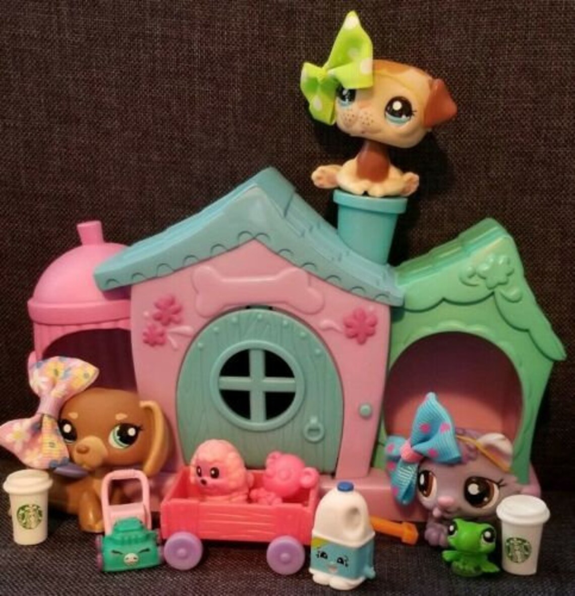 Littlest Pet Shop Puppy Dog PlaySet Original Authentic Hasbro Etsy