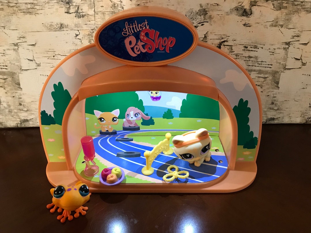 Littlest Pet Shop Lightup Dome With Crouching Cat Frog and Etsy
