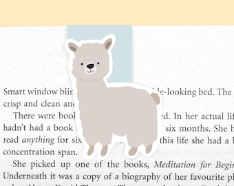 Llama  Magnetic Bookmark