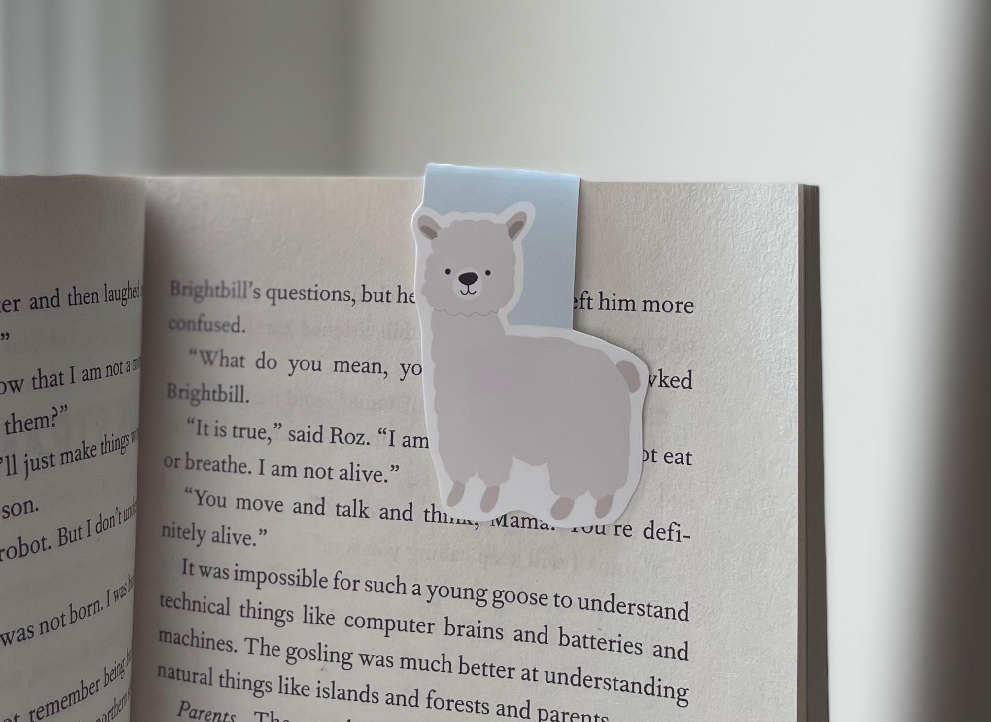 Llama Magnetic Bookmark - Etsy