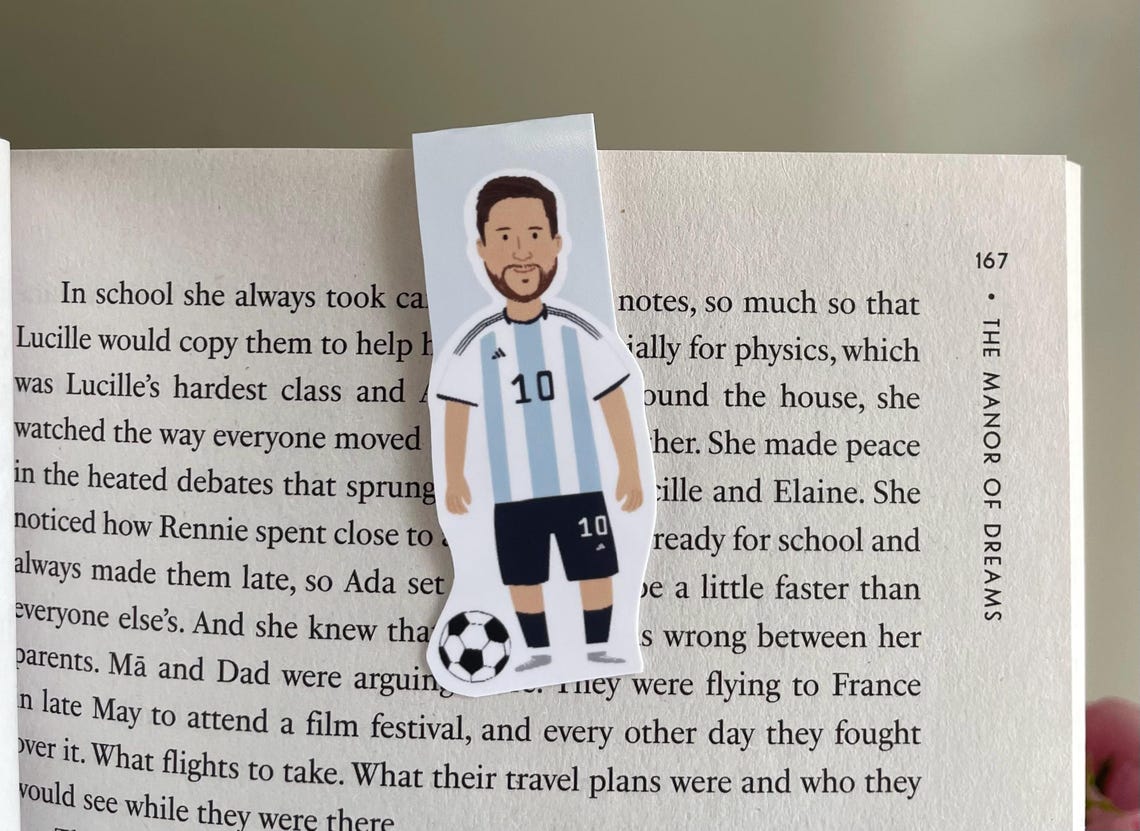 Messi Magnets Lionel Messi Magnetic Bookmark - Etsy