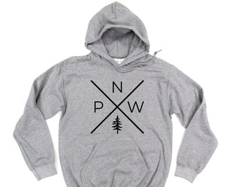 Pacific Northwest Tree Hoodie | PNW Hoodie | Pacific Northwest | PNW Hooded Sweatshirt | Pacific Northwest Pride | Adventure Apparel
