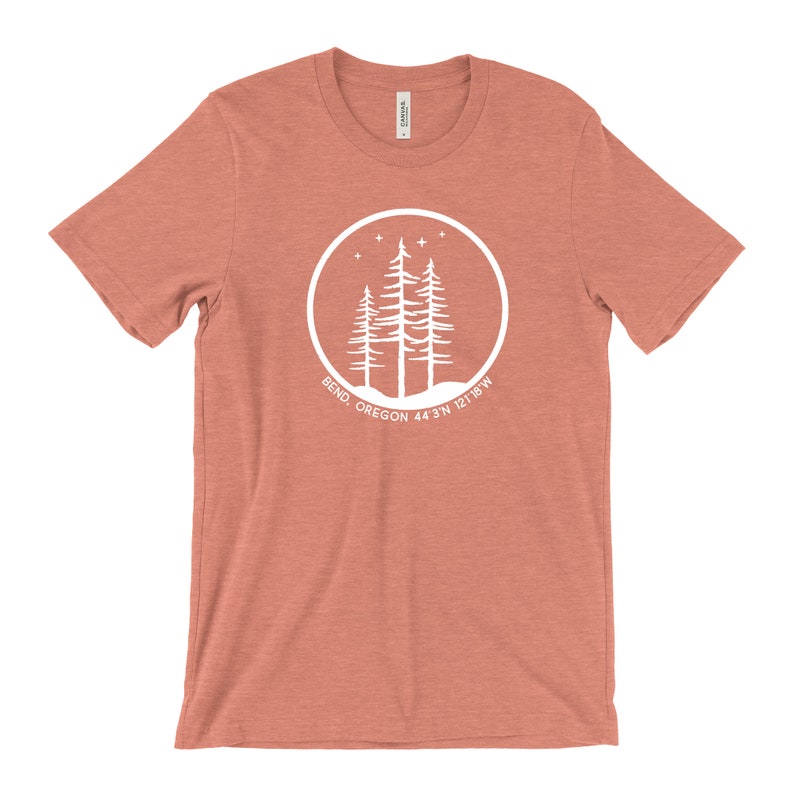 Bend Oregon Vintage Tee Oregon Woodland Adventure Shirt PNW Etsy